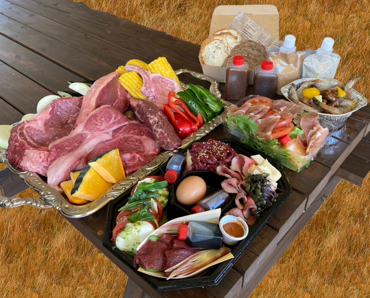 里山グリルBBQ食材特設