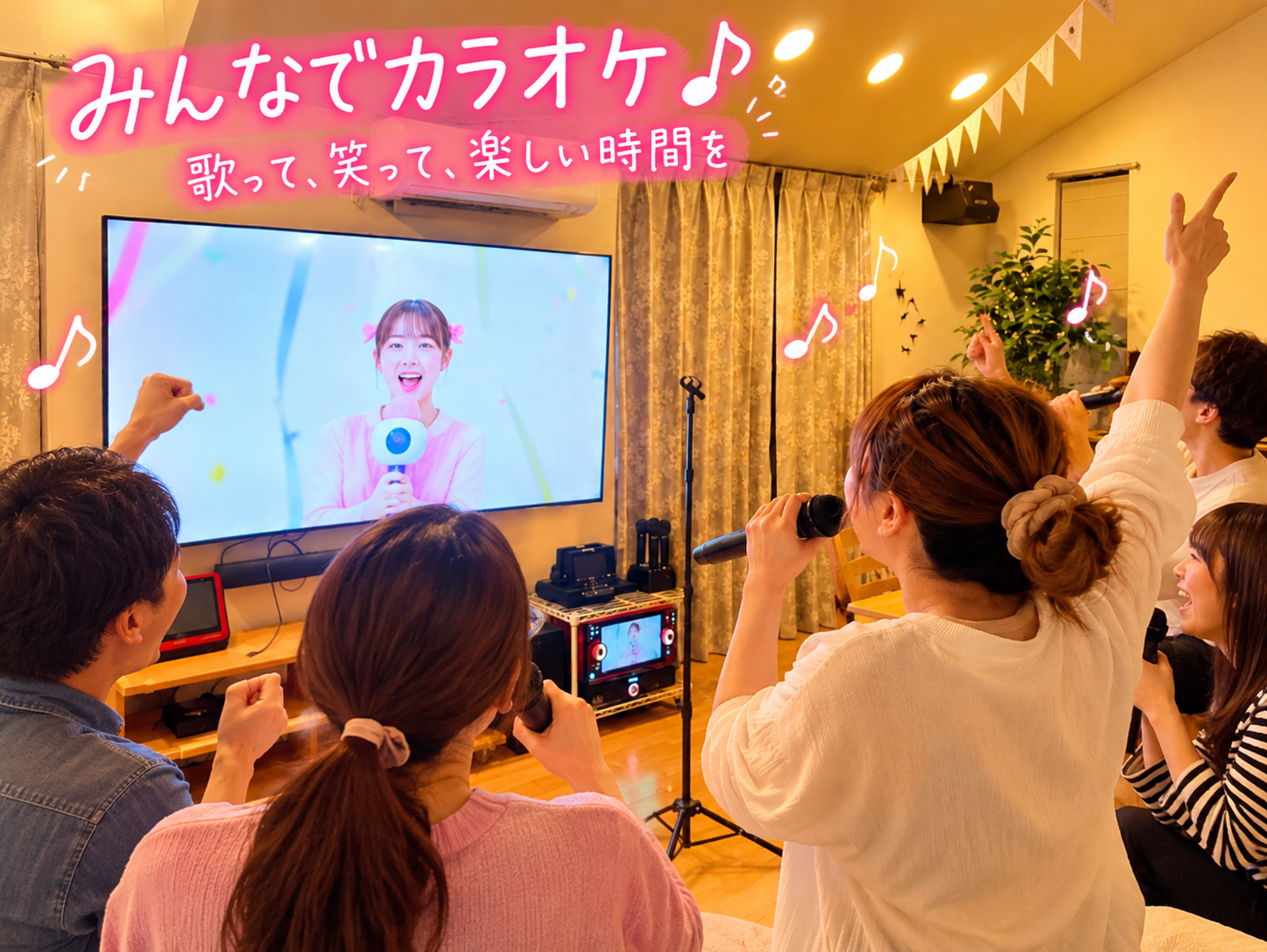 レンタルスペースでカラオケ